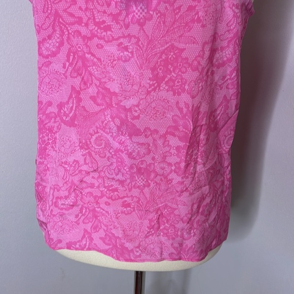 Tucker Khala Cami Hot Pink Lace in Silk Crepe Small - Picture 9 of 12